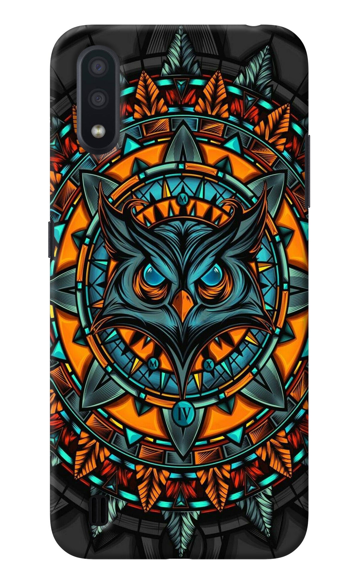 Angry Owl Art Samsung M01 Back Cover