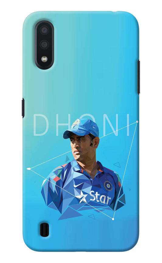 Dhoni Artwork Samsung M01 Back Cover