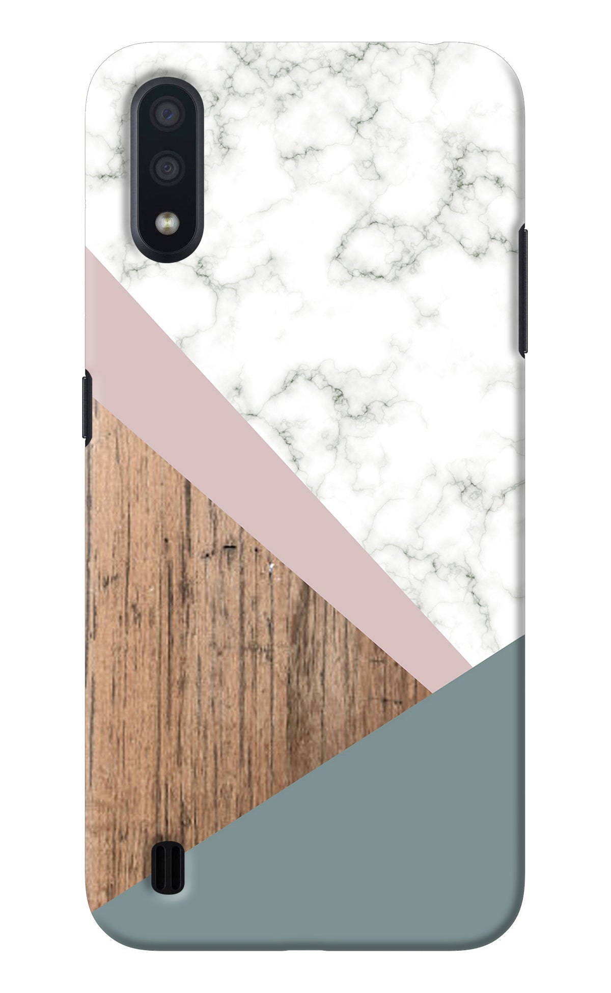 Marble wood Abstract Samsung M01 Back Cover