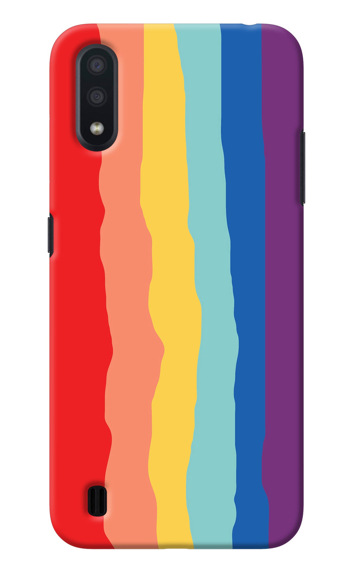 Rainbow Samsung M01 Back Cover