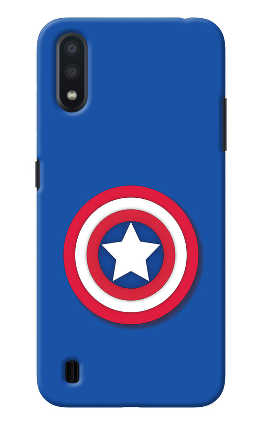 Shield Samsung M01 Back Cover