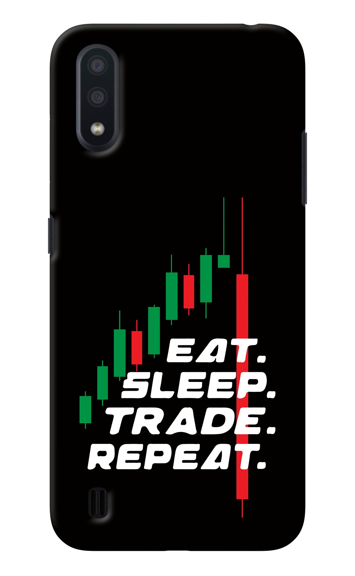 Eat Sleep Trade Repeat Samsung M01 Back Cover