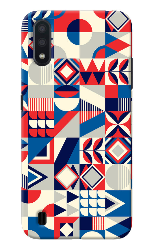 Colorful Pattern Samsung M01 Back Cover