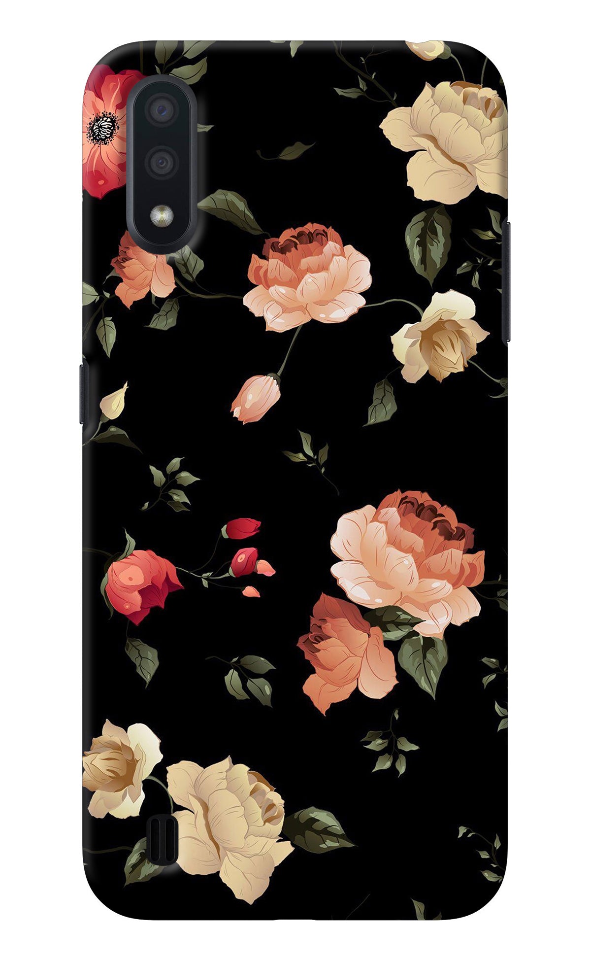 Flowers Samsung M01 Back Cover