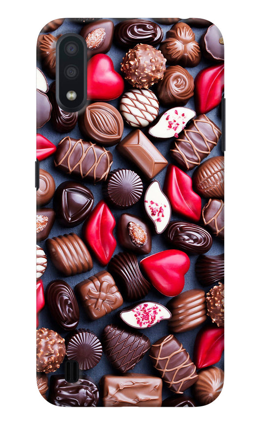 Chocolates Samsung M01 Back Cover