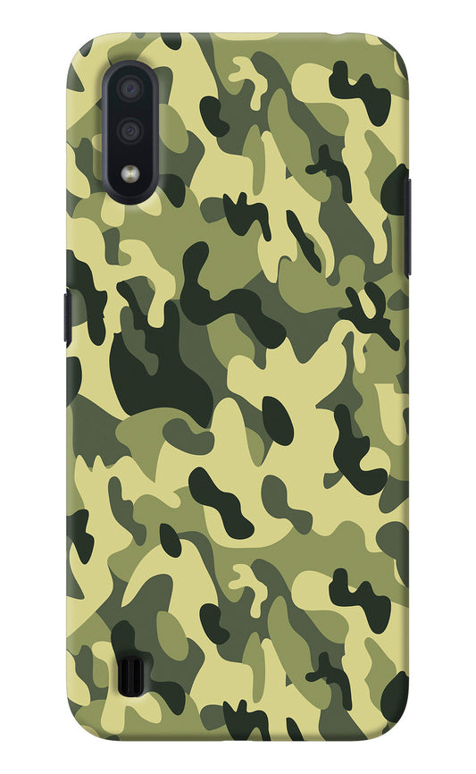 Camouflage Samsung M01 Back Cover