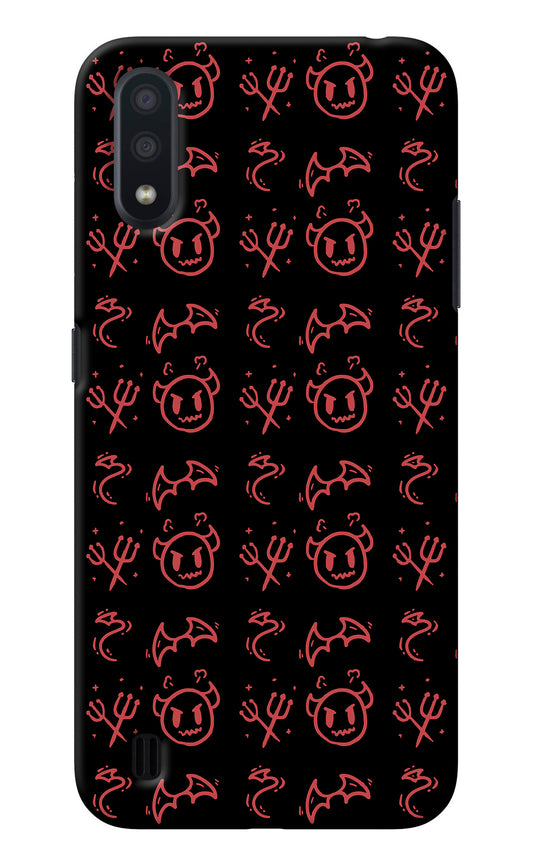 Devil Samsung M01 Back Cover