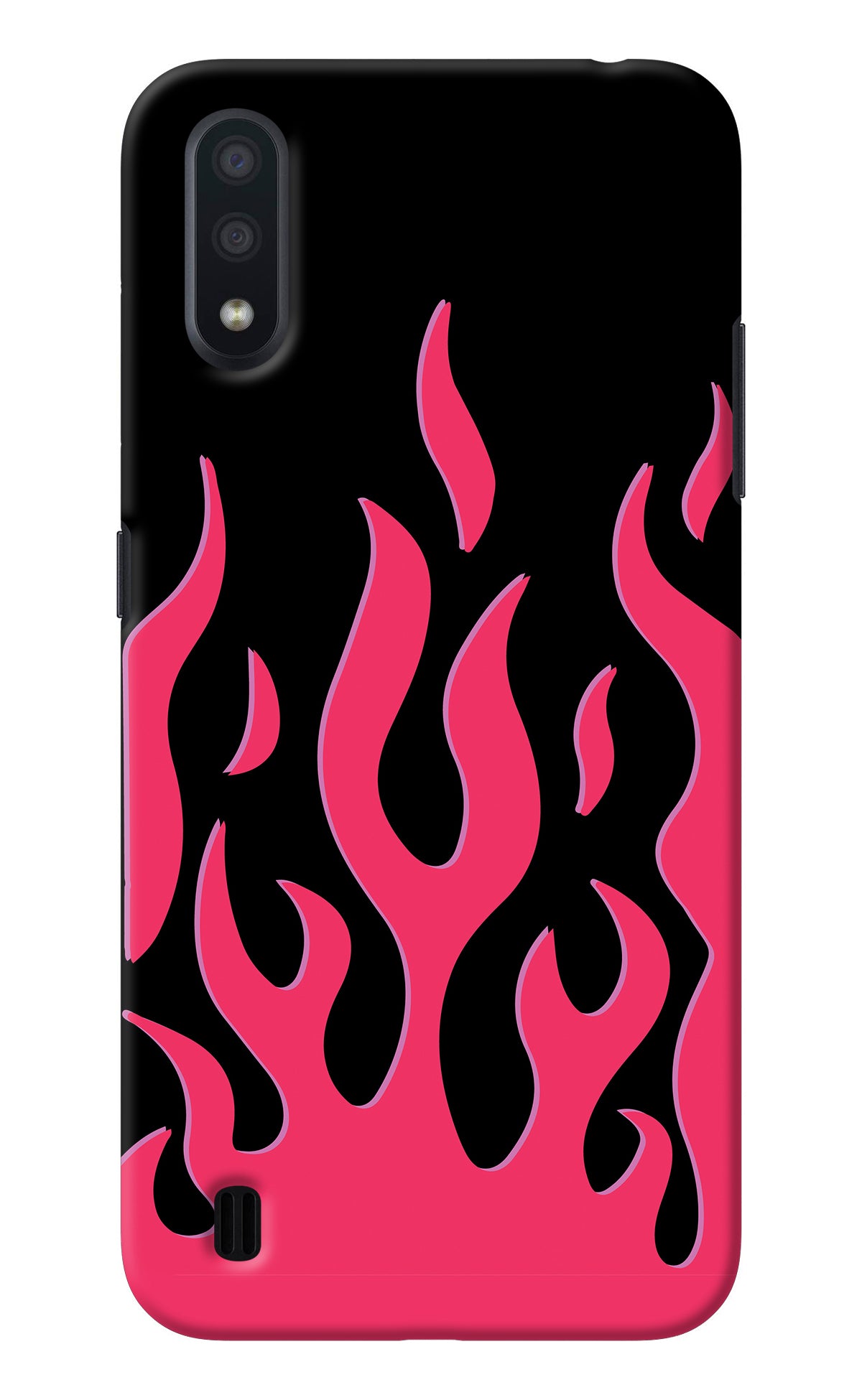 Fire Flames Samsung M01 Back Cover