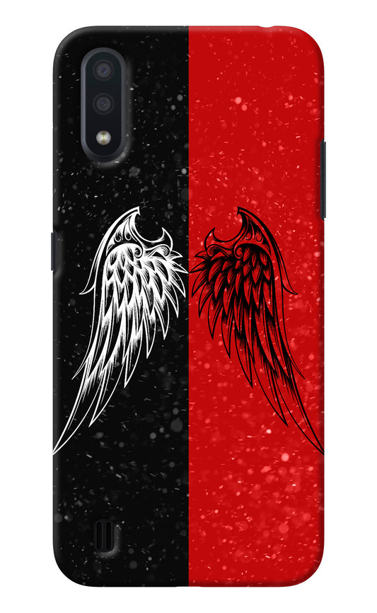 Wings Samsung M01 Back Cover