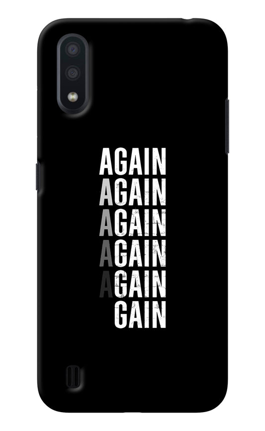 Again Again Gain Samsung M01 Back Cover