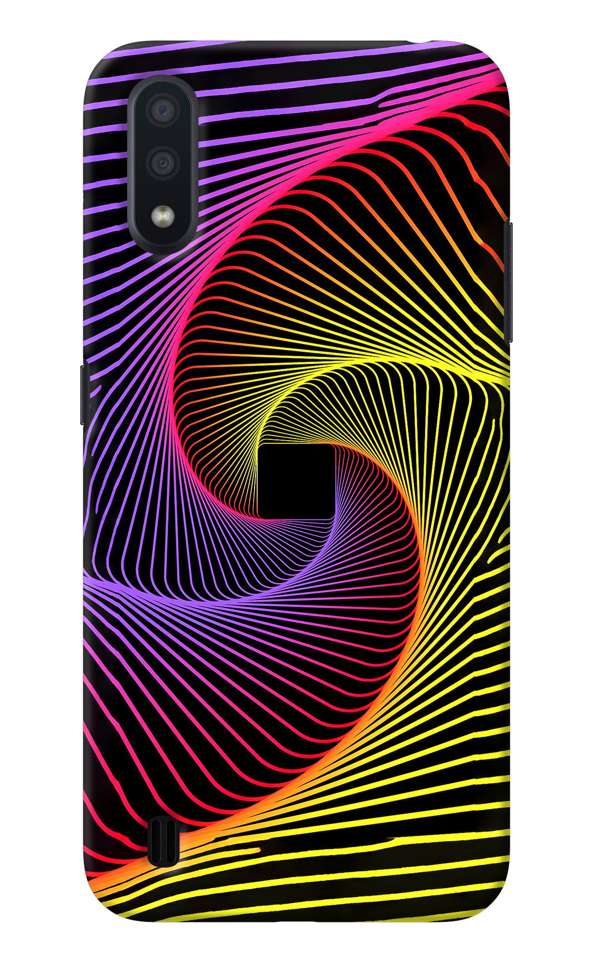 Colorful Strings Samsung M01 Back Cover