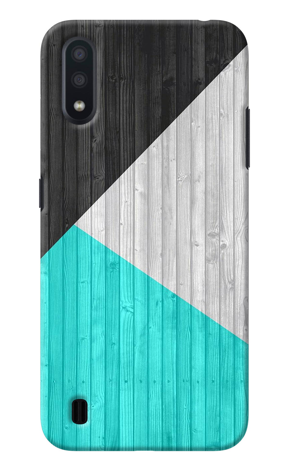 Wooden Abstract Samsung M01 Back Cover