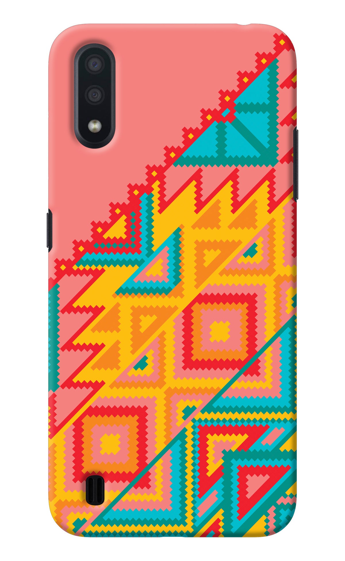 Aztec Tribal Samsung M01 Back Cover