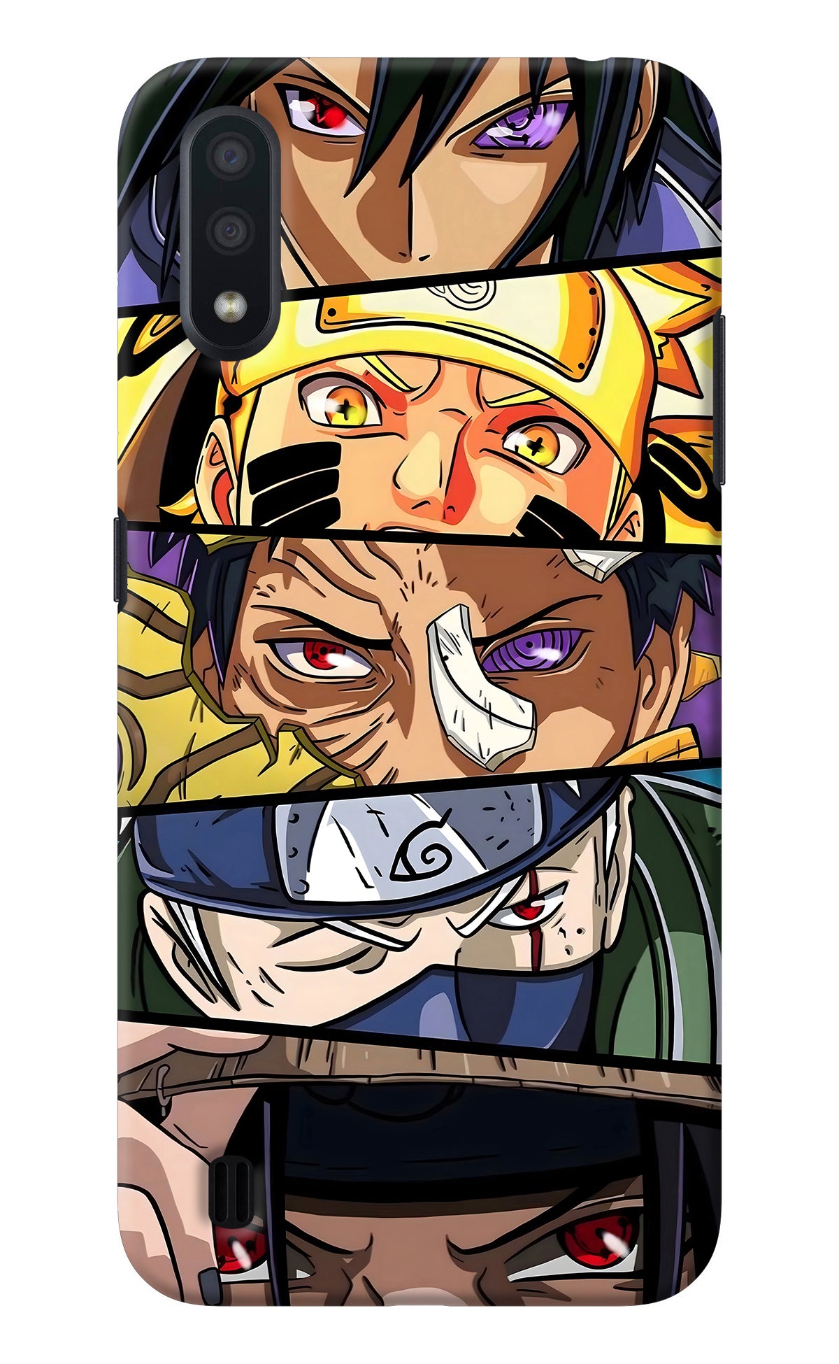 Naruto Character Samsung M01 Back Cover