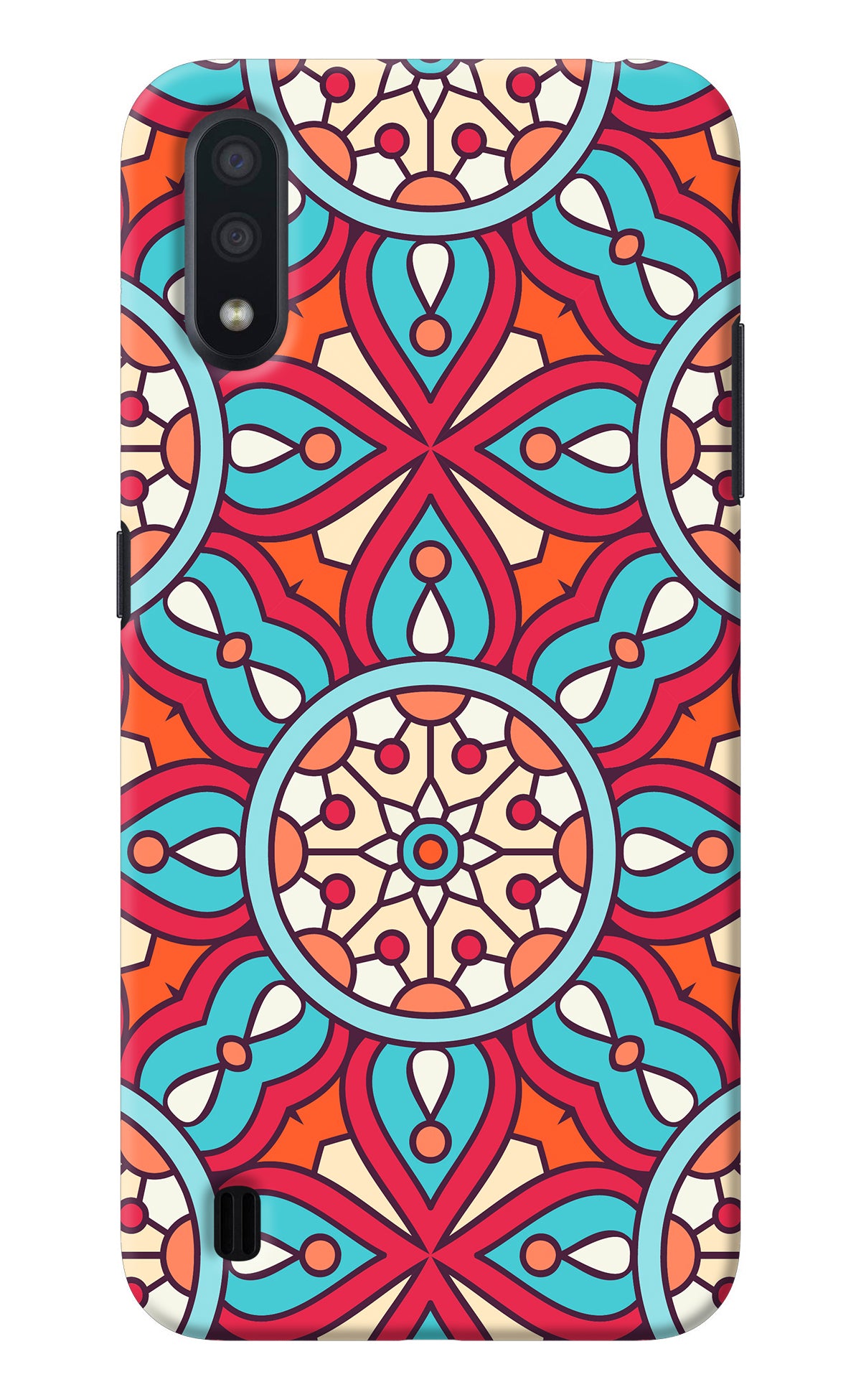 Mandala Geometric Samsung M01 Back Cover