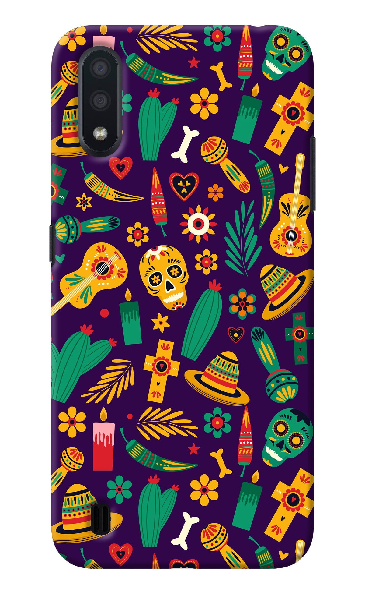 Mexican Artwork Samsung M01 Back Cover