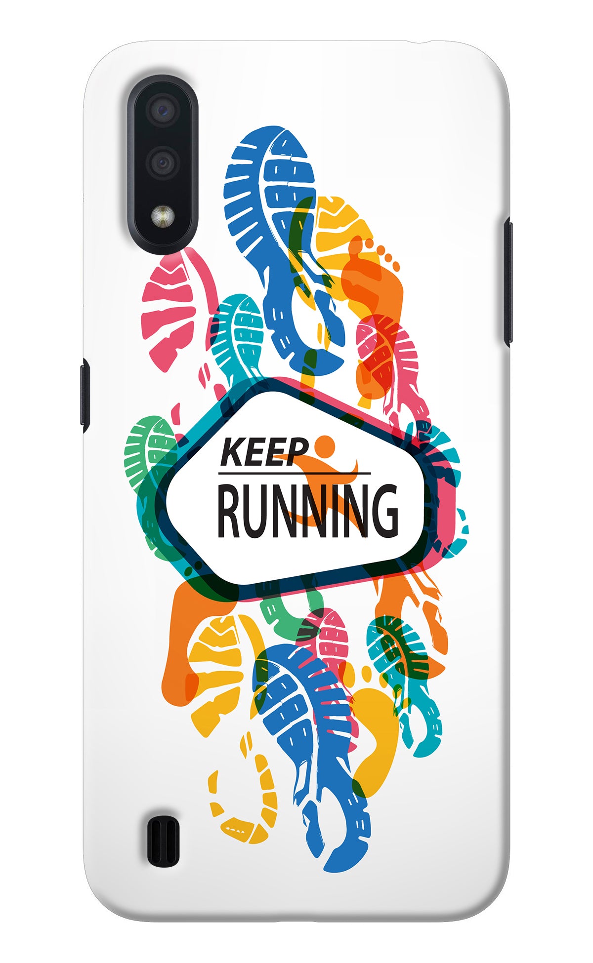 Keep Running Samsung M01 Back Cover