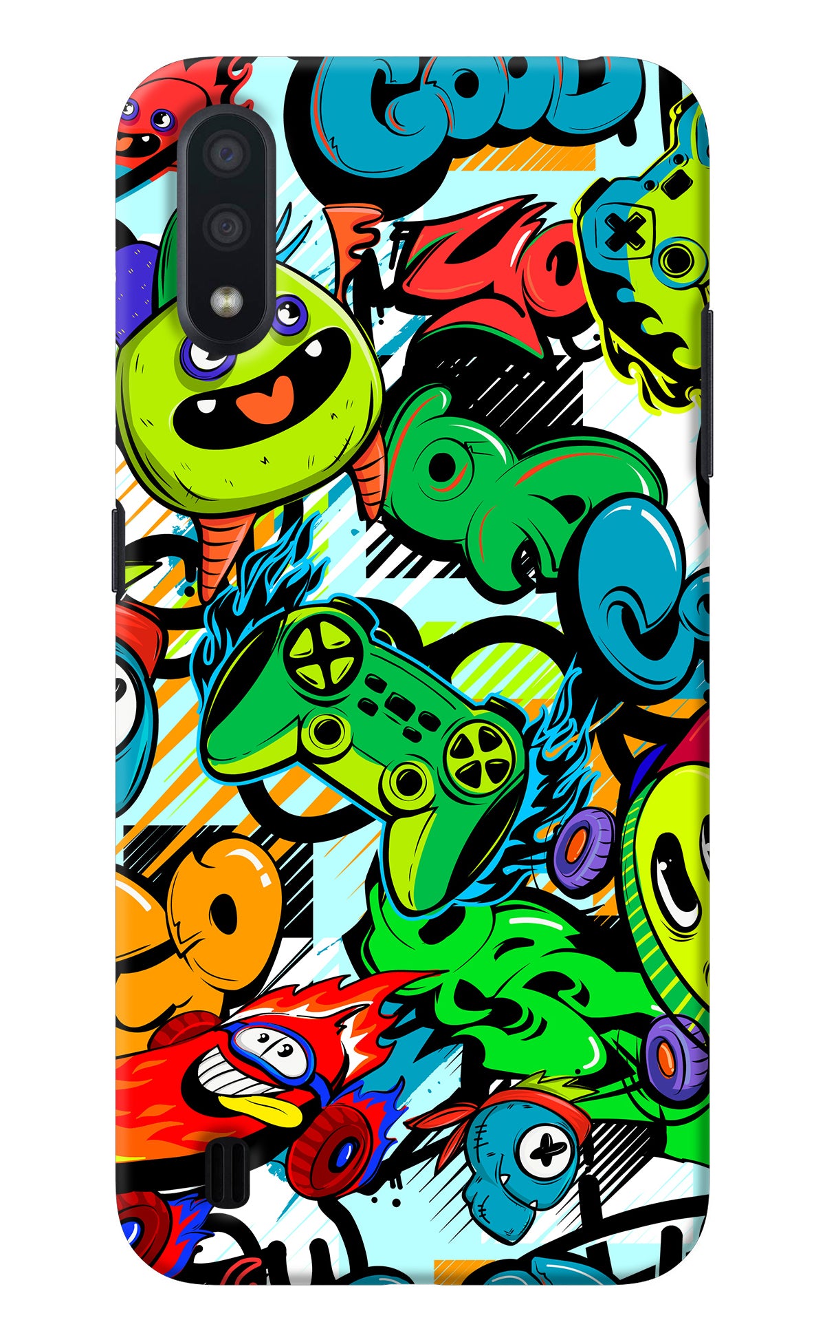 Game Doodle Samsung M01 Back Cover