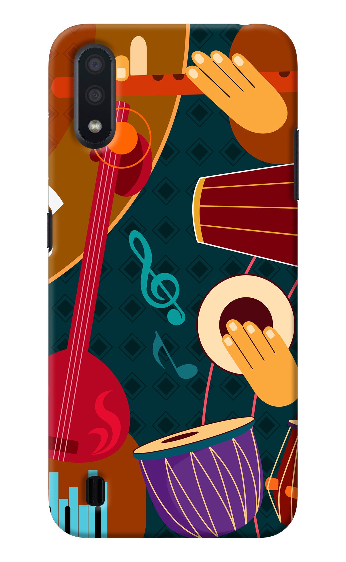 Music Instrument Samsung M01 Back Cover