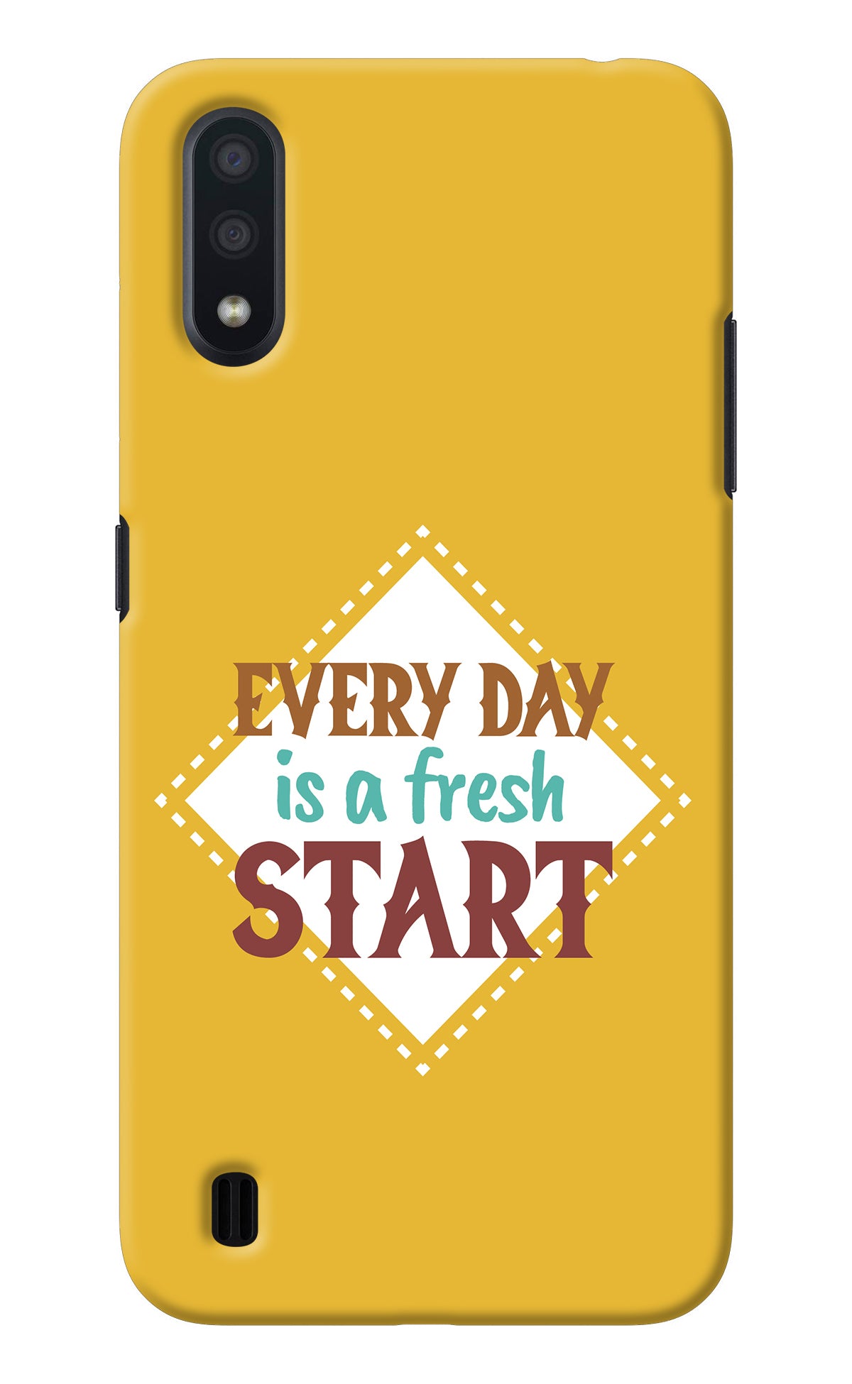 Every day is a Fresh Start Samsung M01 Back Cover