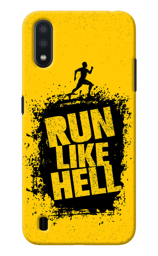 Run Like Hell Samsung M01 Back Cover