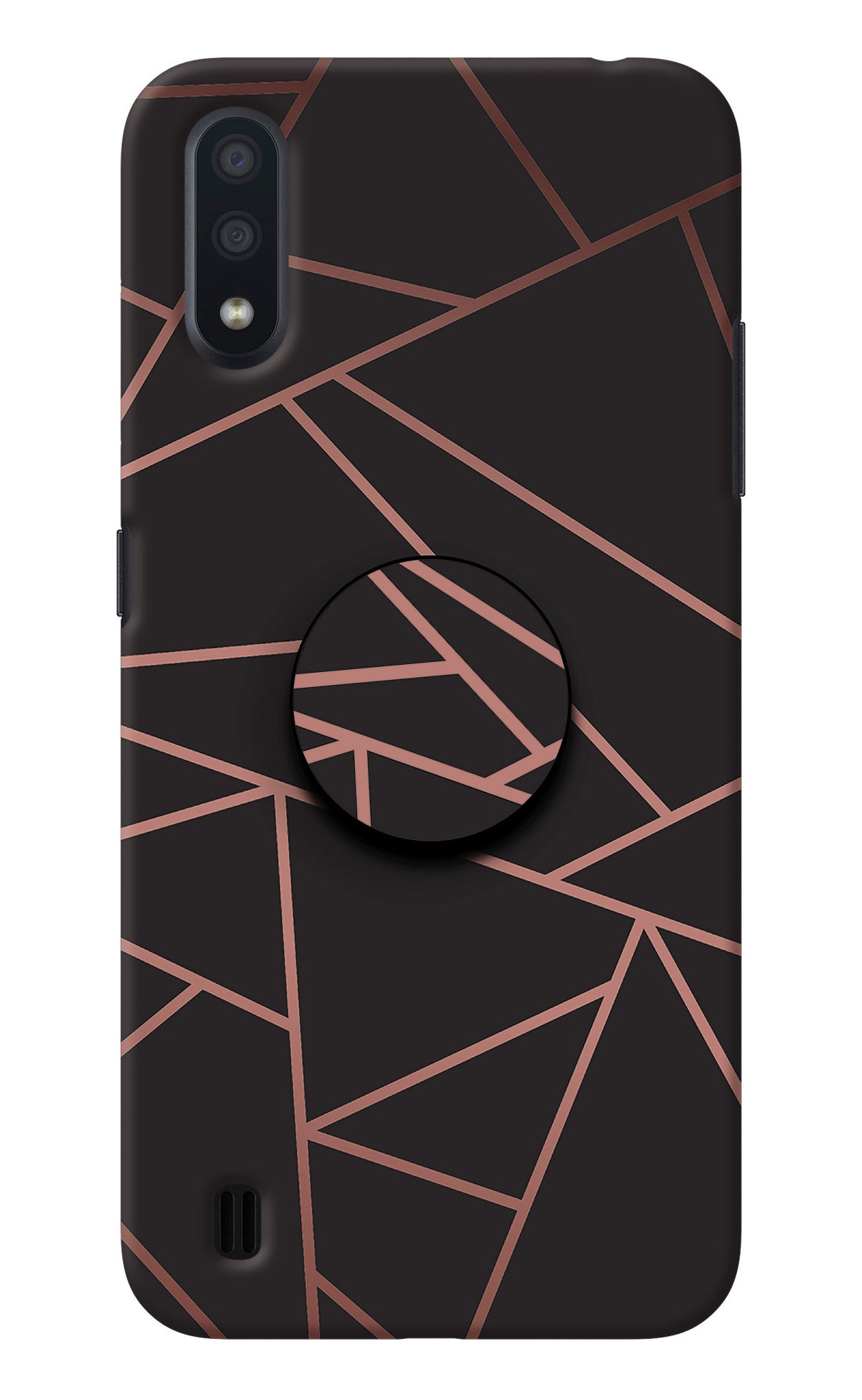 Geometric Pattern Samsung M01 Pop Case