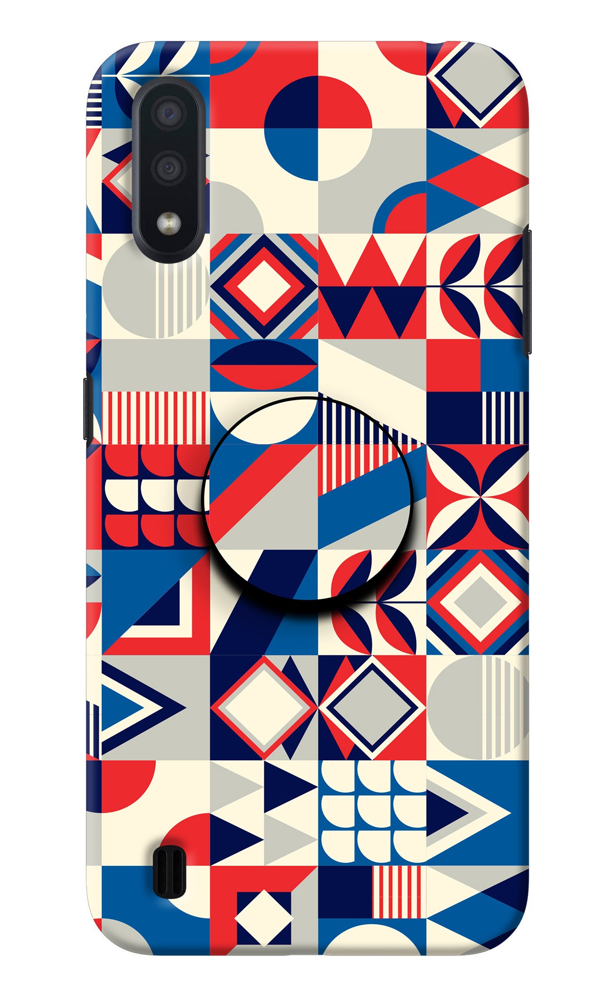 Colorful Pattern Samsung M01 Pop Case