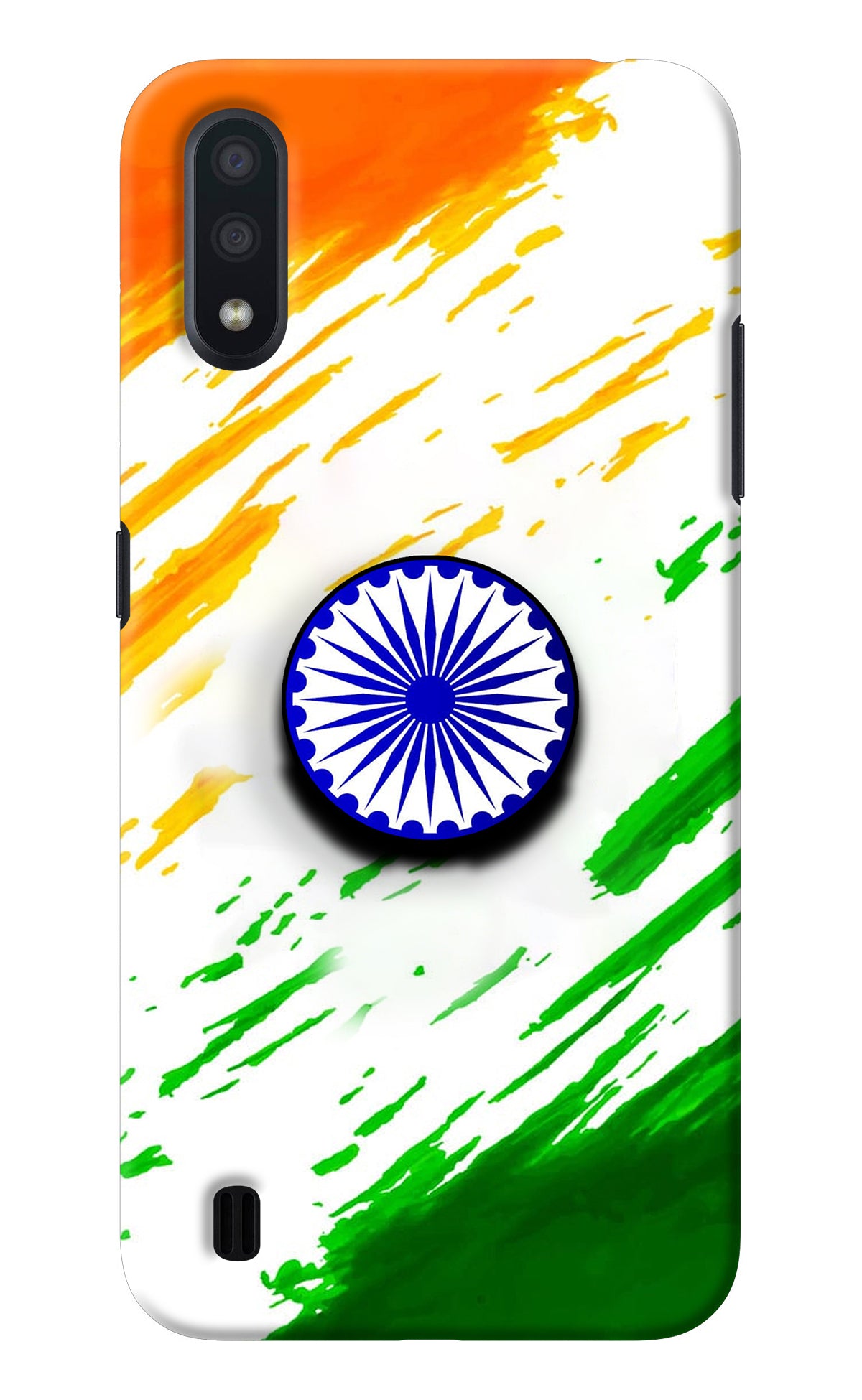 Indian Flag Ashoka Chakra Samsung M01 Pop Case