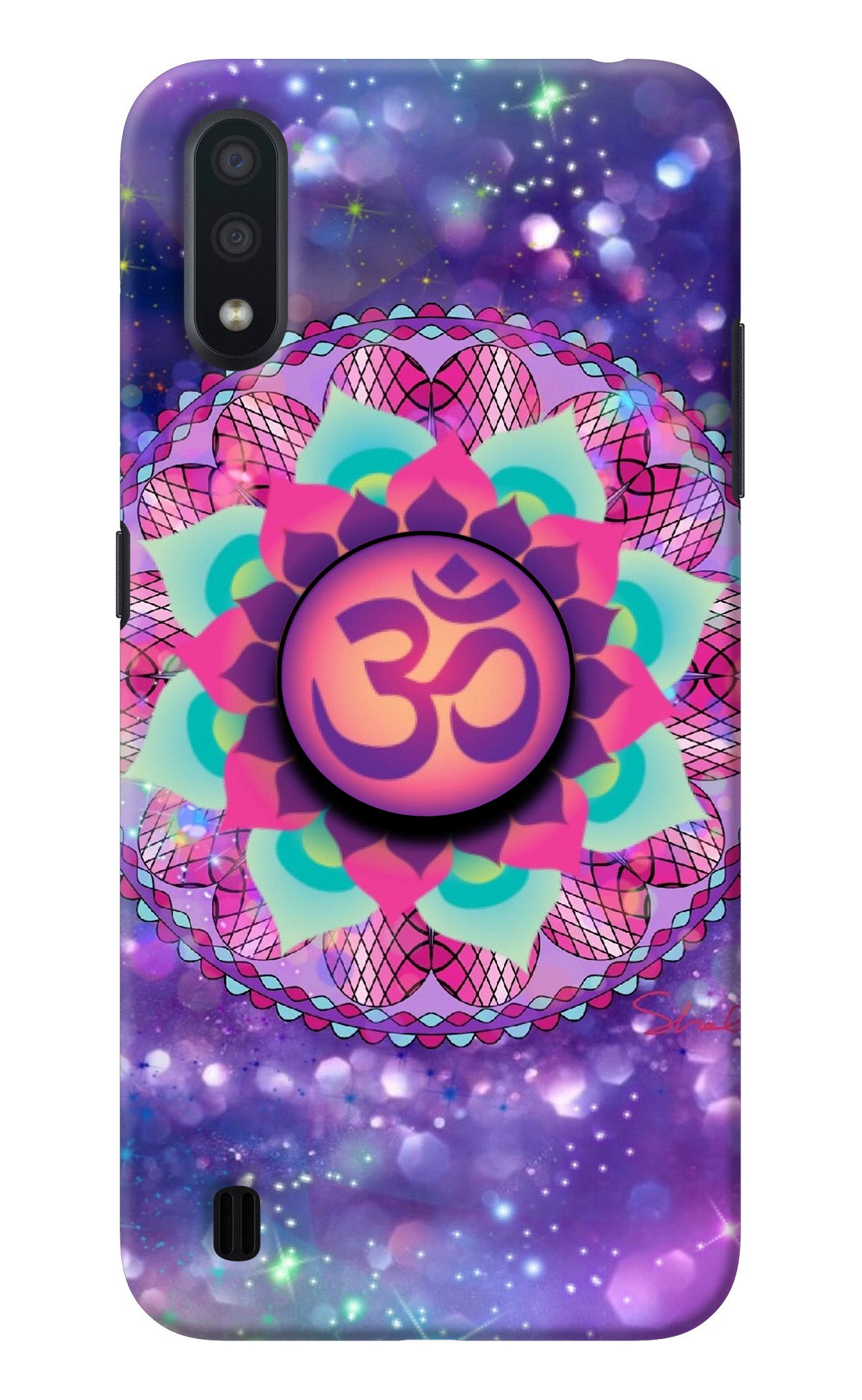 Om Purple Samsung M01 Pop Case