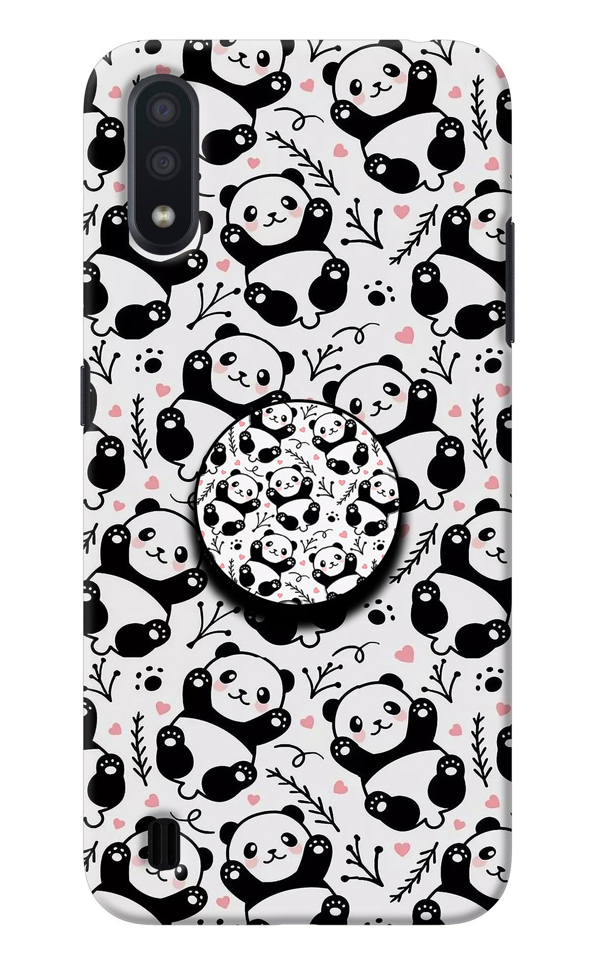 Cute Panda Samsung M01 Pop Case