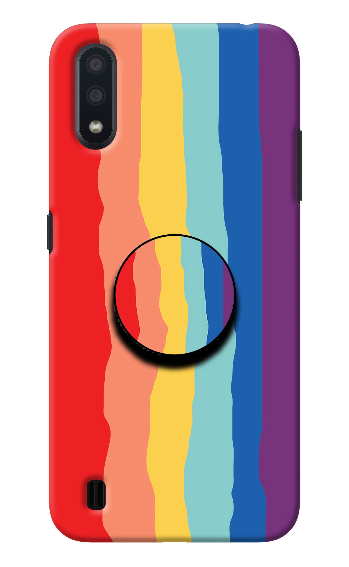 Rainbow Samsung M01 Pop Case