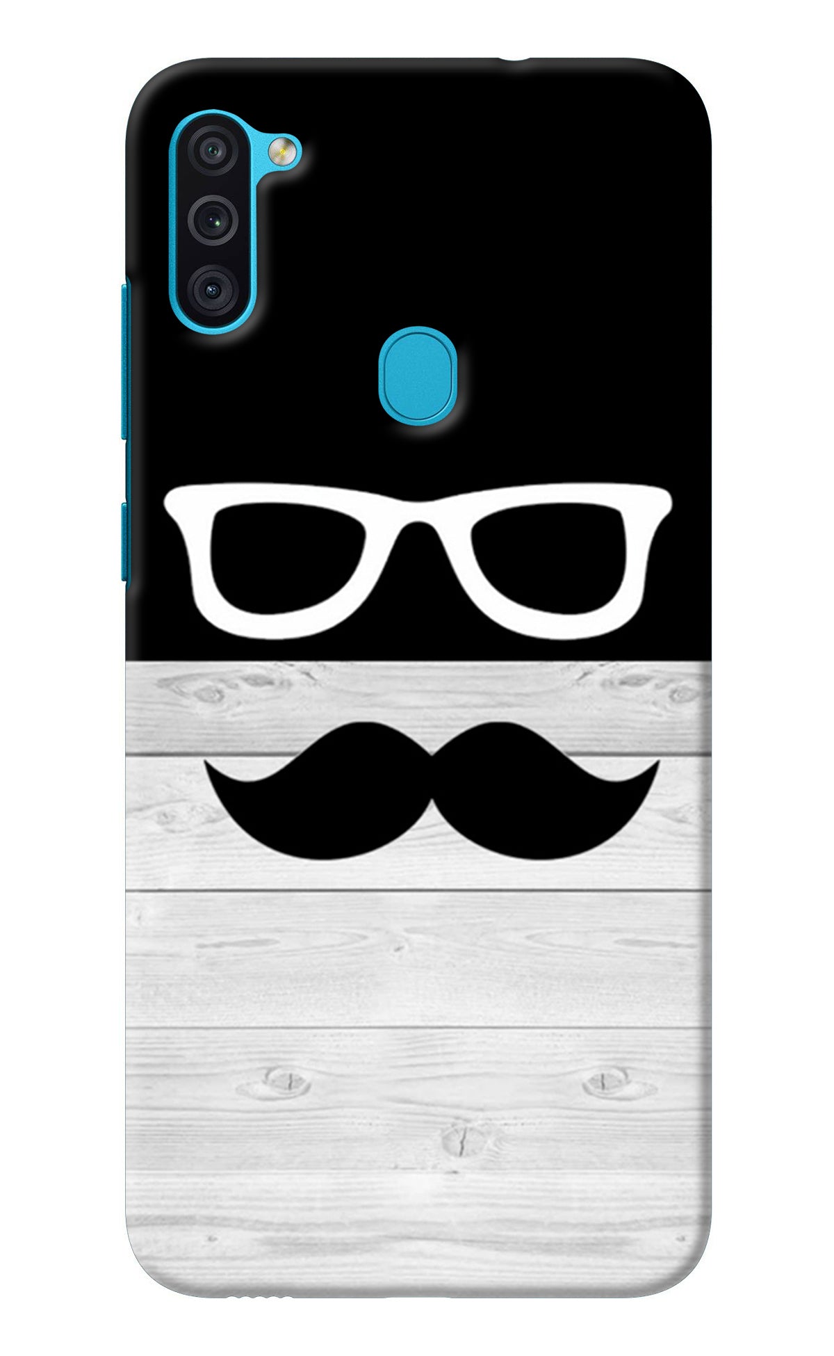 Mustache Samsung M11 Back Cover