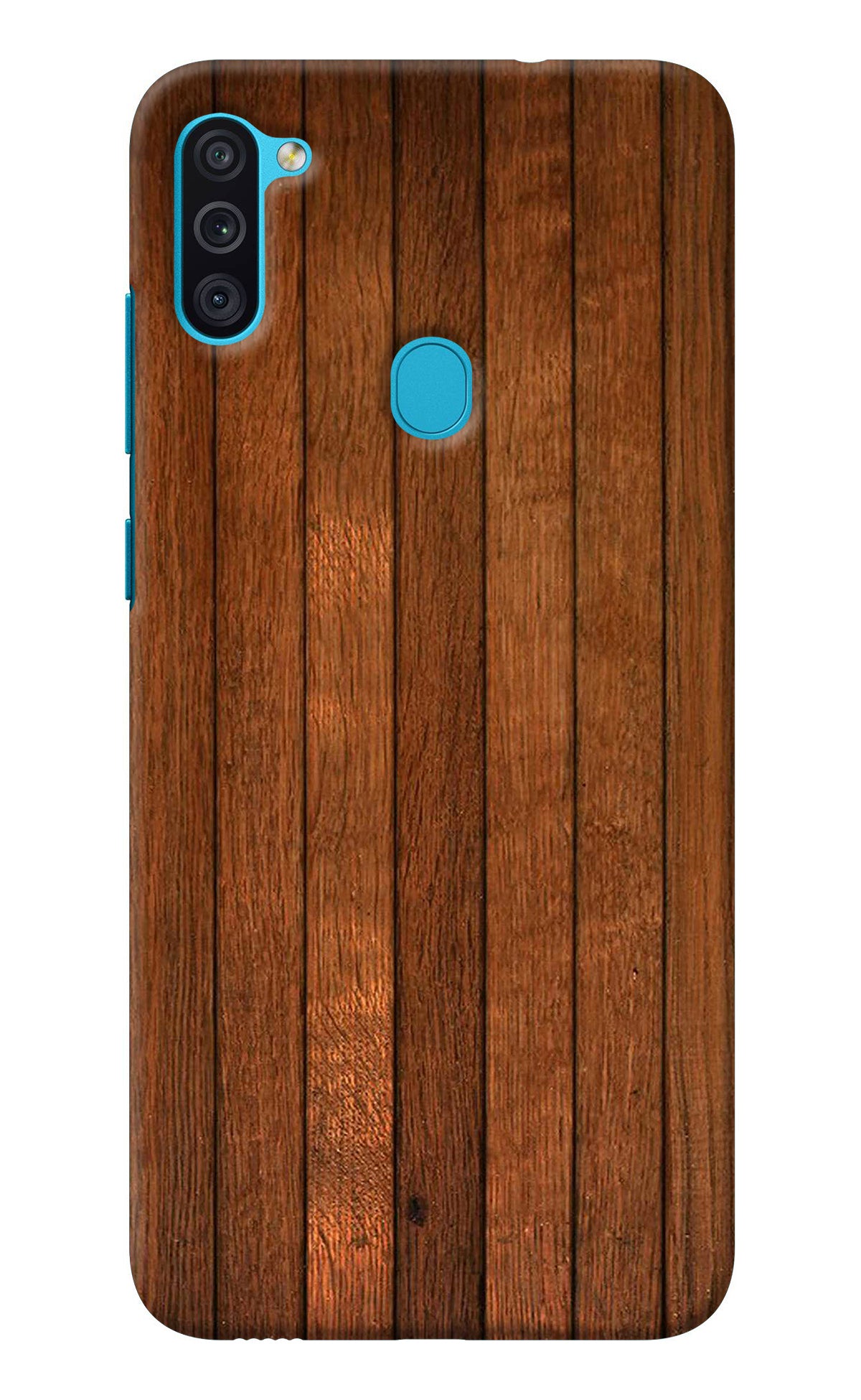 Wooden Artwork Bands Samsung M11 Back Cover