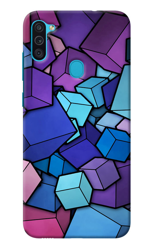 Cubic Abstract Samsung M11 Back Cover