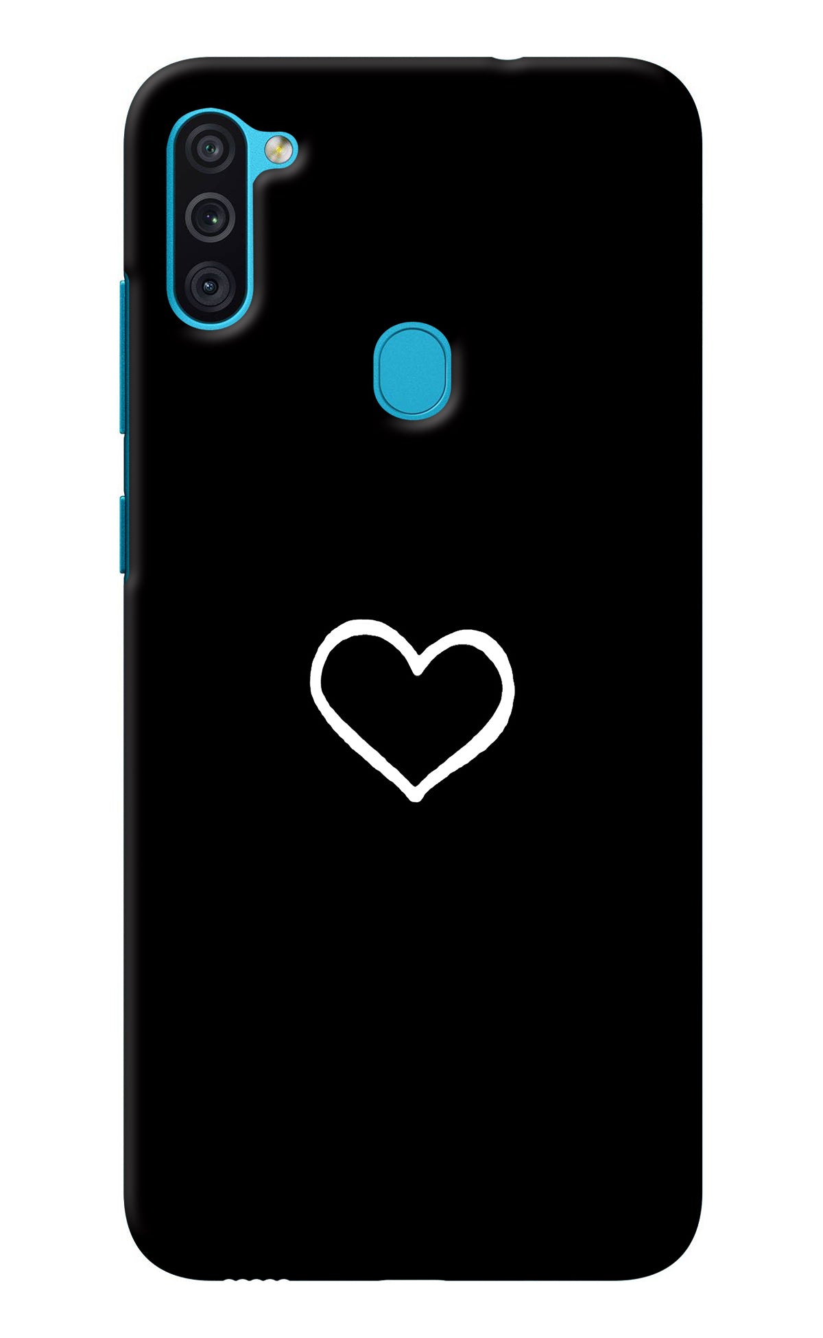 Heart Samsung M11 Back Cover