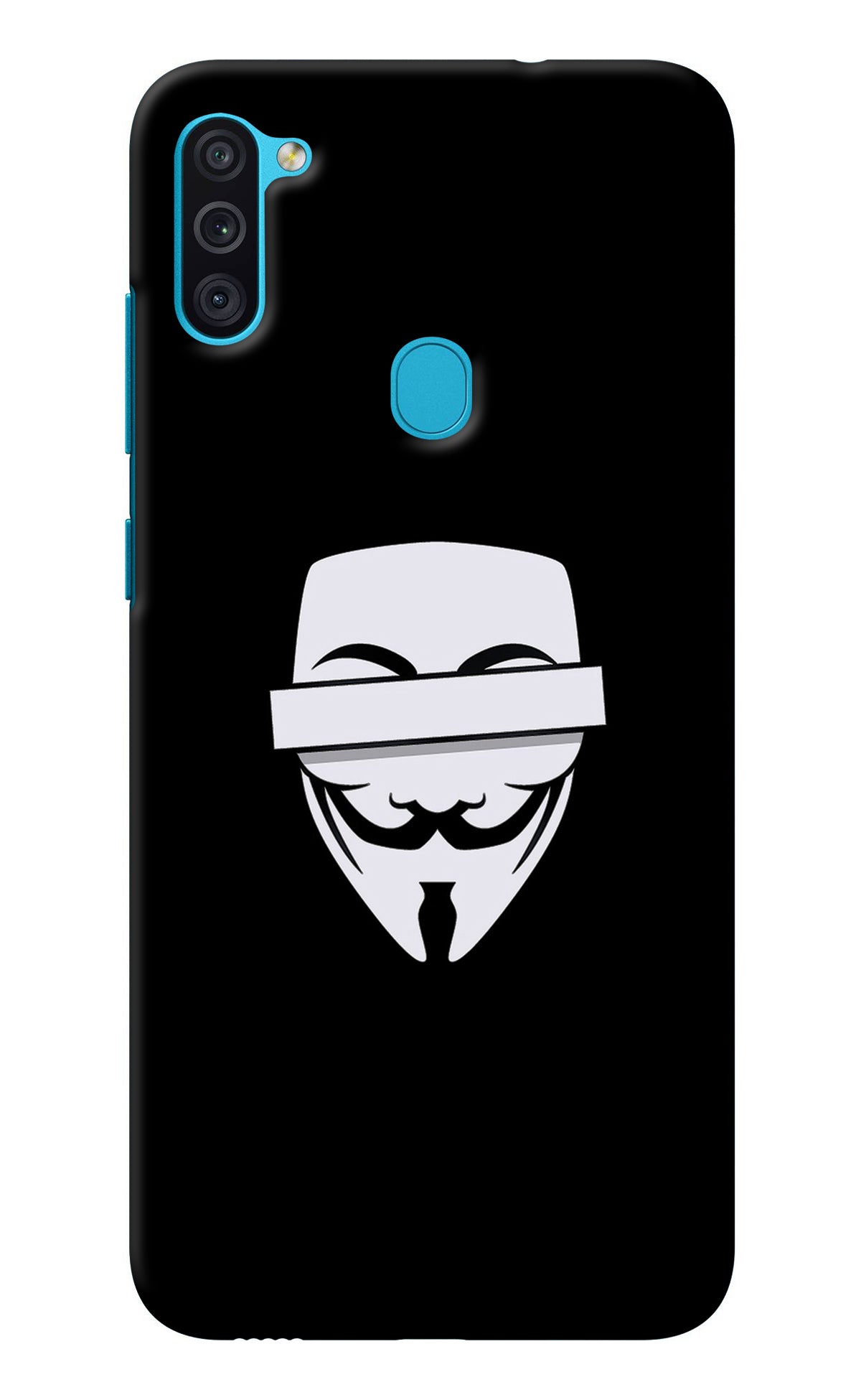 Anonymous Face Samsung M11 Back Cover