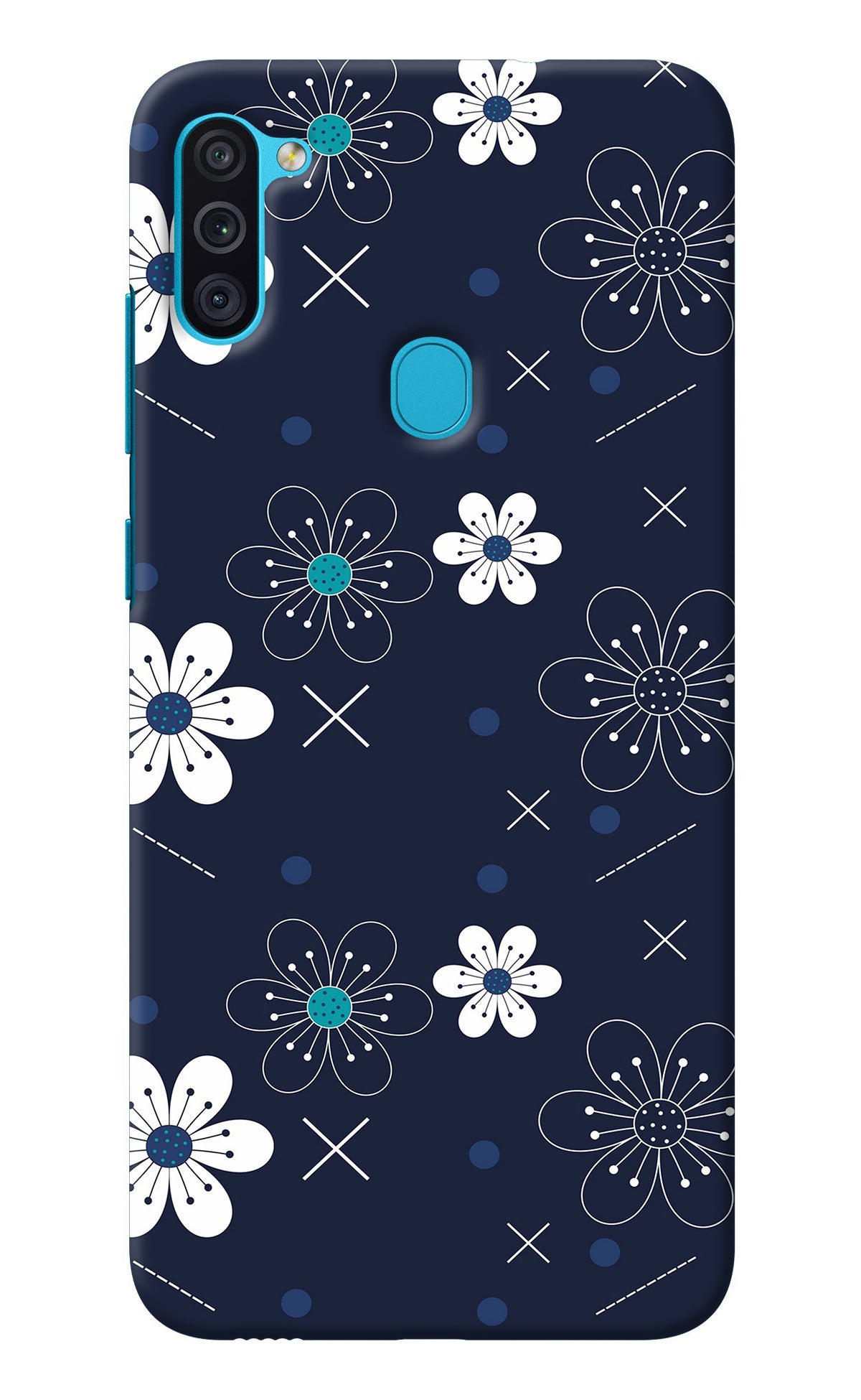 Flowers Samsung M11 Back Cover