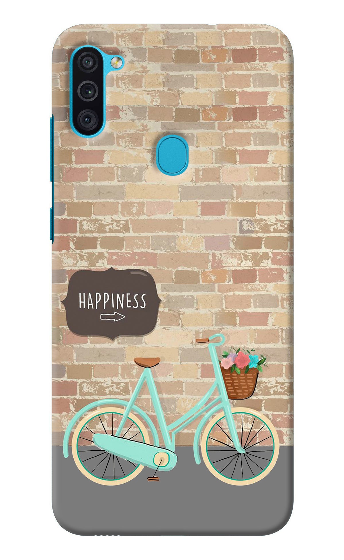 Happiness Artwork Samsung M11 Back Cover