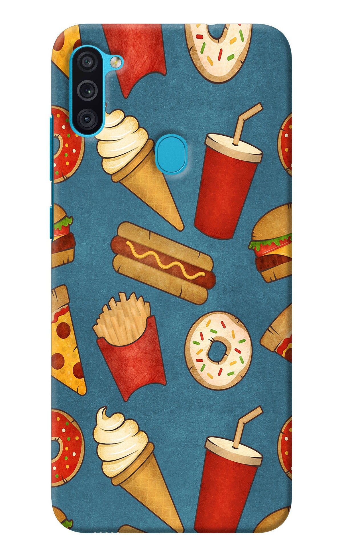 Foodie Samsung M11 Back Cover