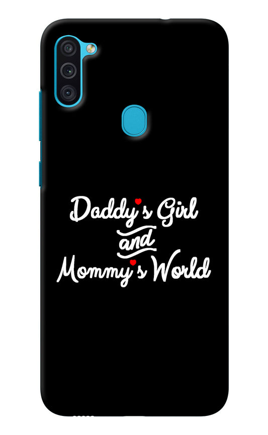 Daddy's Girl and Mommy's World Samsung M11 Back Cover