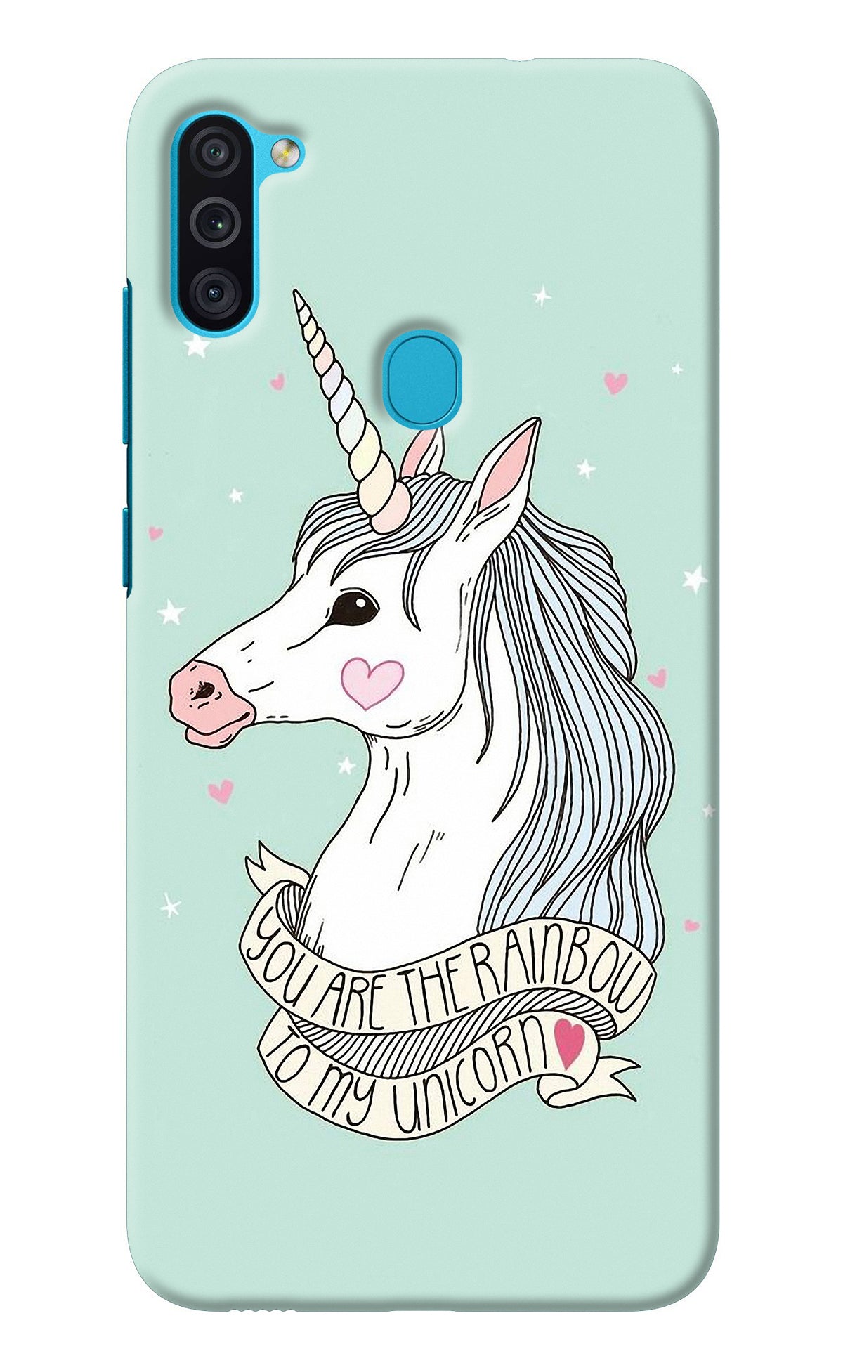 Unicorn Wallpaper Samsung M11 Back Cover