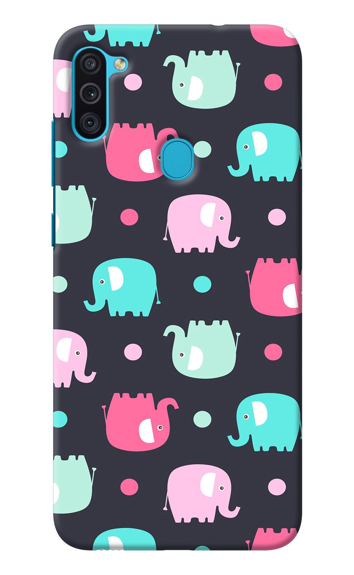 Elephants Samsung M11 Back Cover