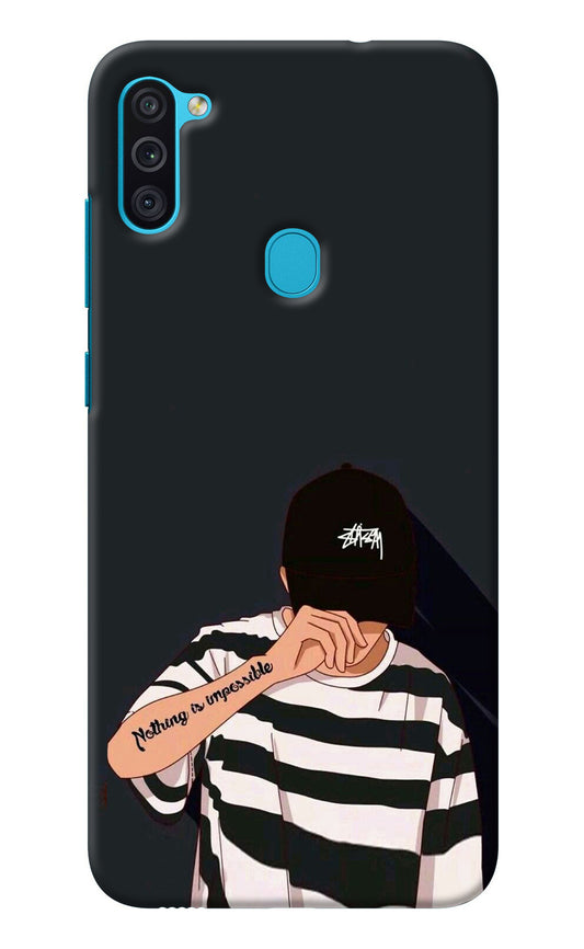 Aesthetic Boy Samsung M11 Back Cover