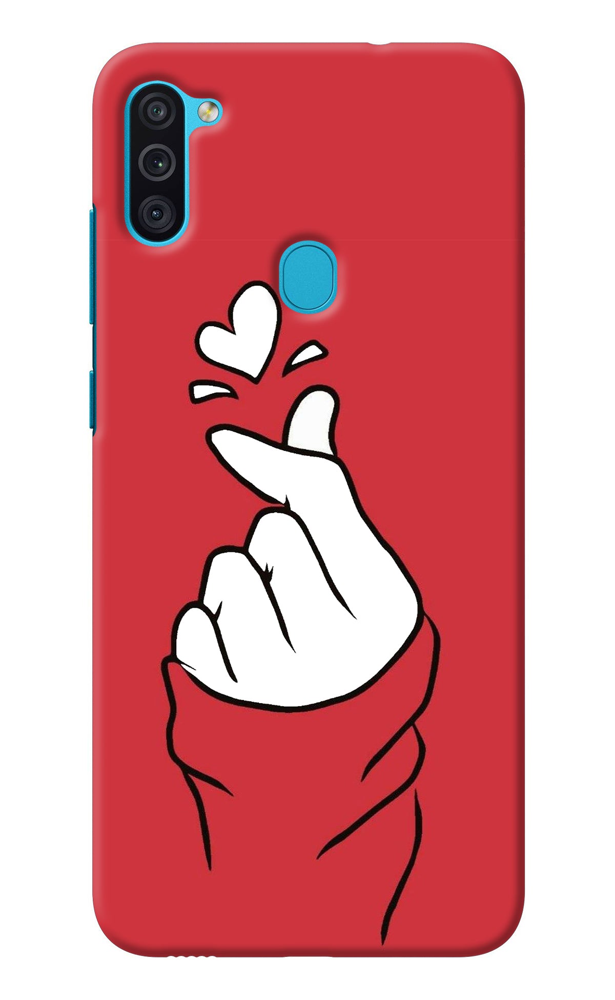 Korean Love Sign Samsung M11 Back Cover