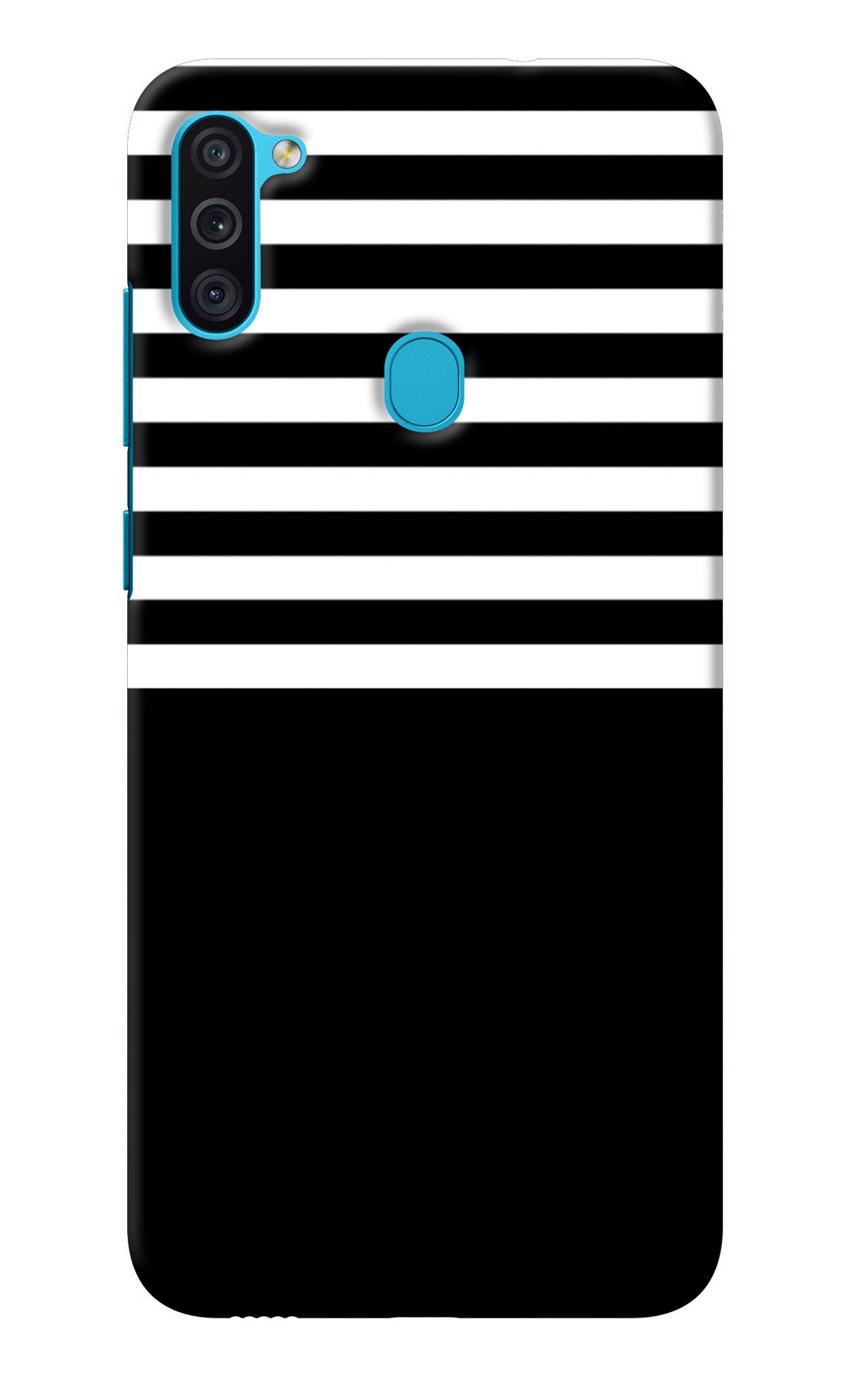 Black and White Print Samsung M11 Back Cover