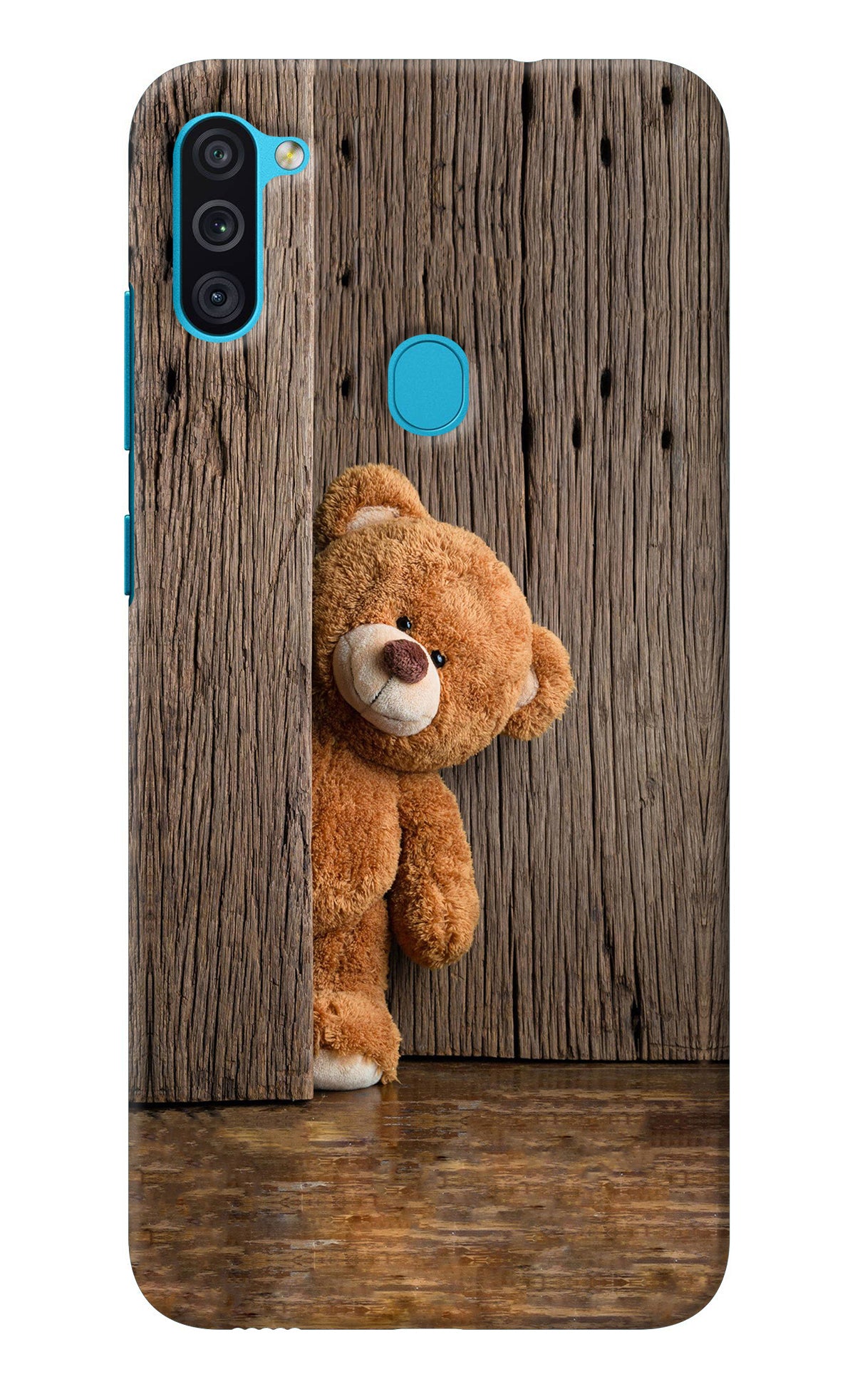 Teddy Wooden Samsung M11 Back Cover