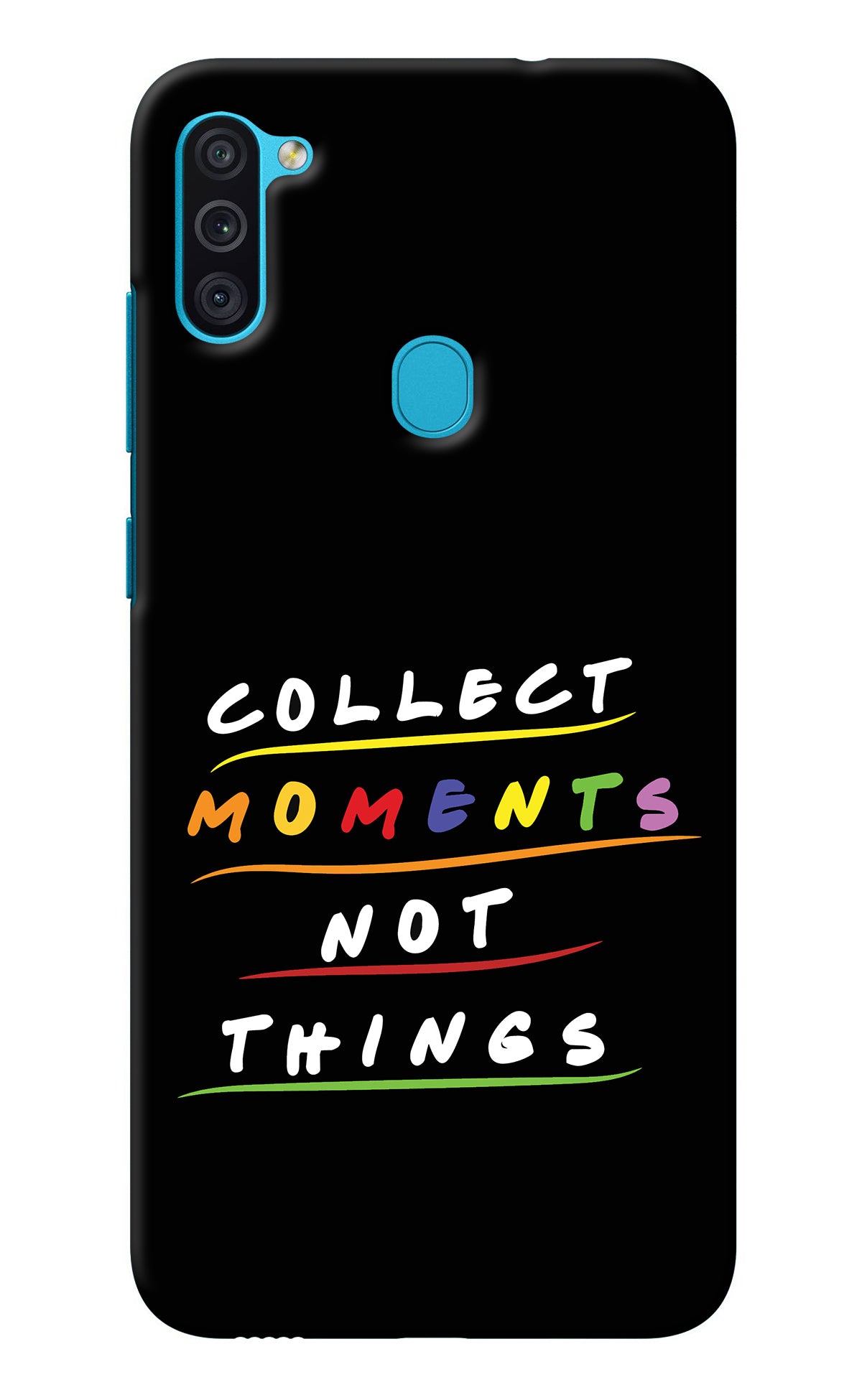 Collect Moments Not Things Samsung M11 Back Cover