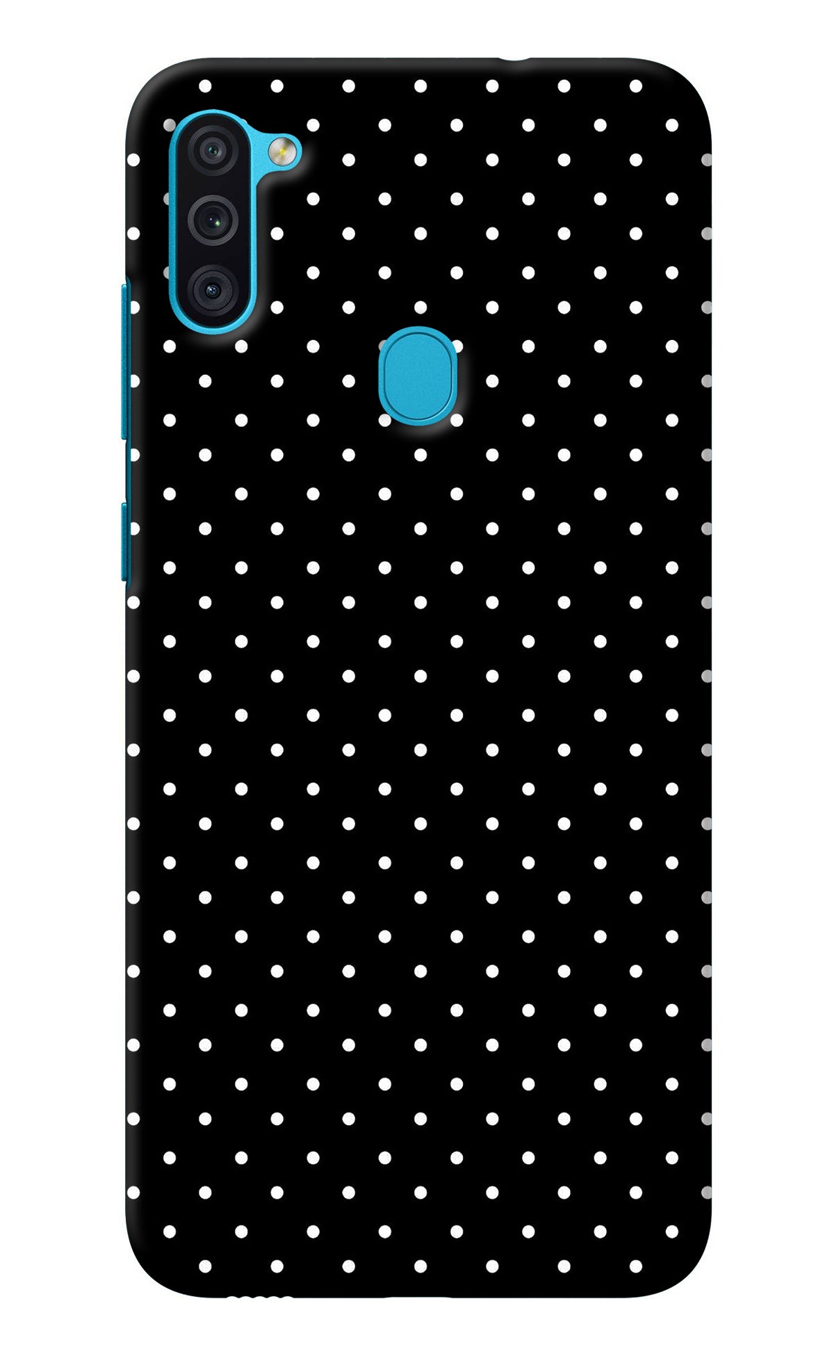 White Dots Samsung M11 Back Cover