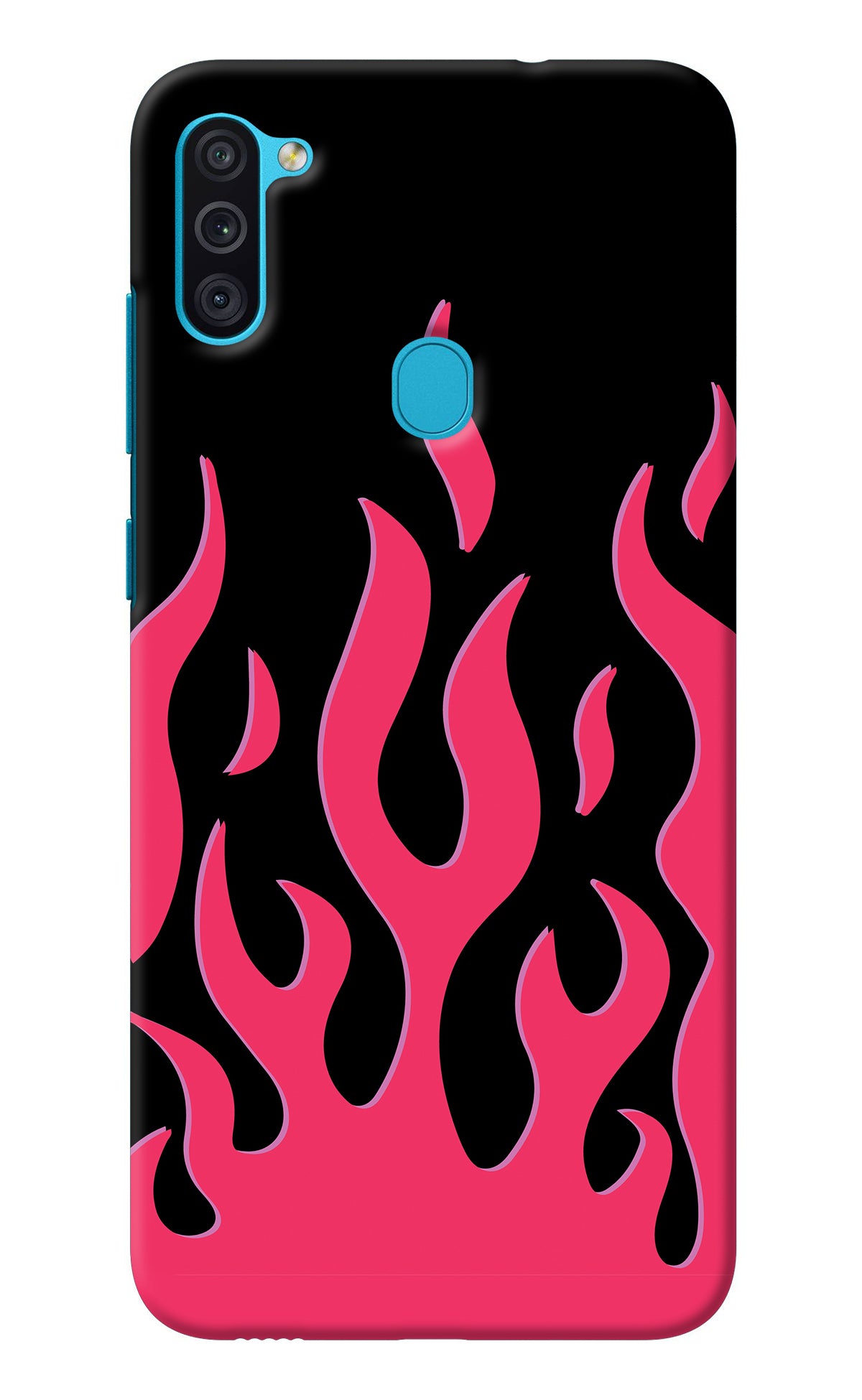 Fire Flames Samsung M11 Back Cover