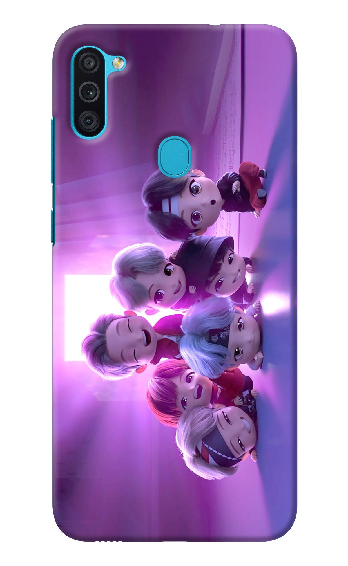 BTS Chibi Samsung M11 Back Cover